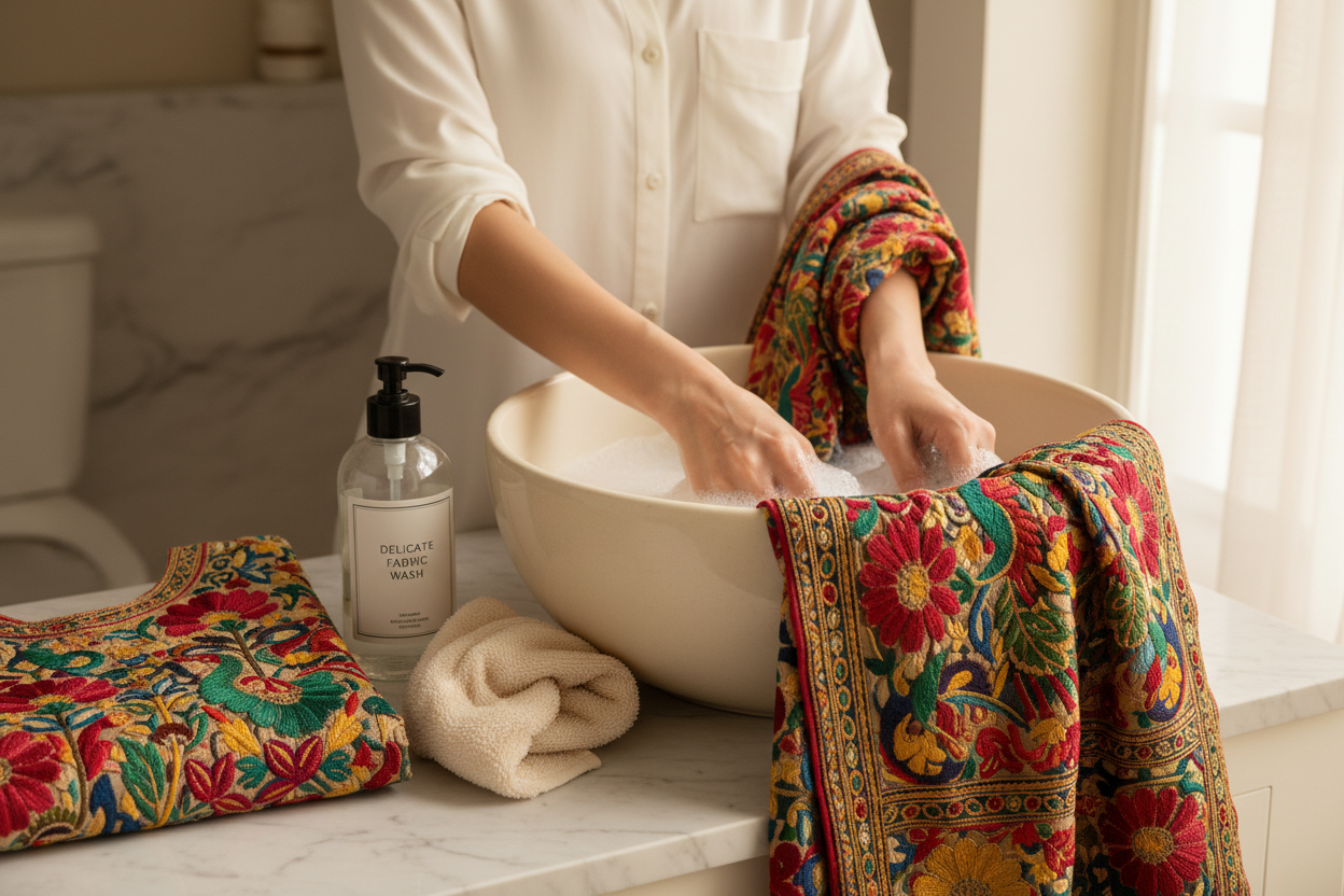 How to Care for Hand-Embroidered Garments