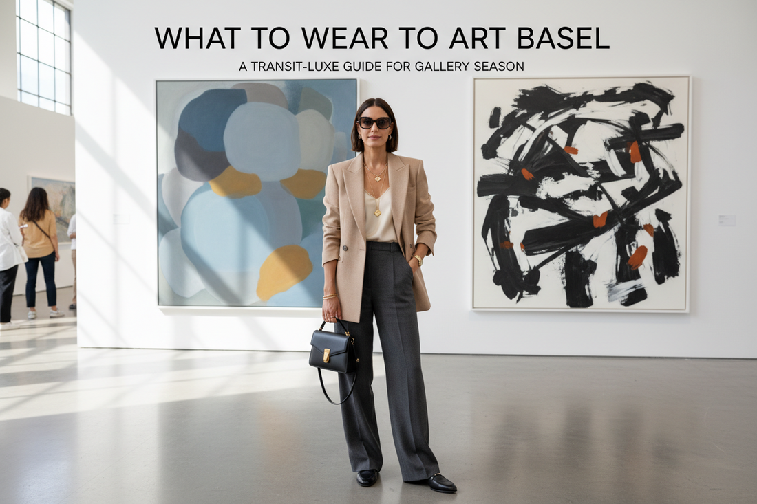 What to Wear to Art Basel: A Transit-Luxe Guide for Gallery Season