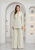Camellia Set — Mint / ivory