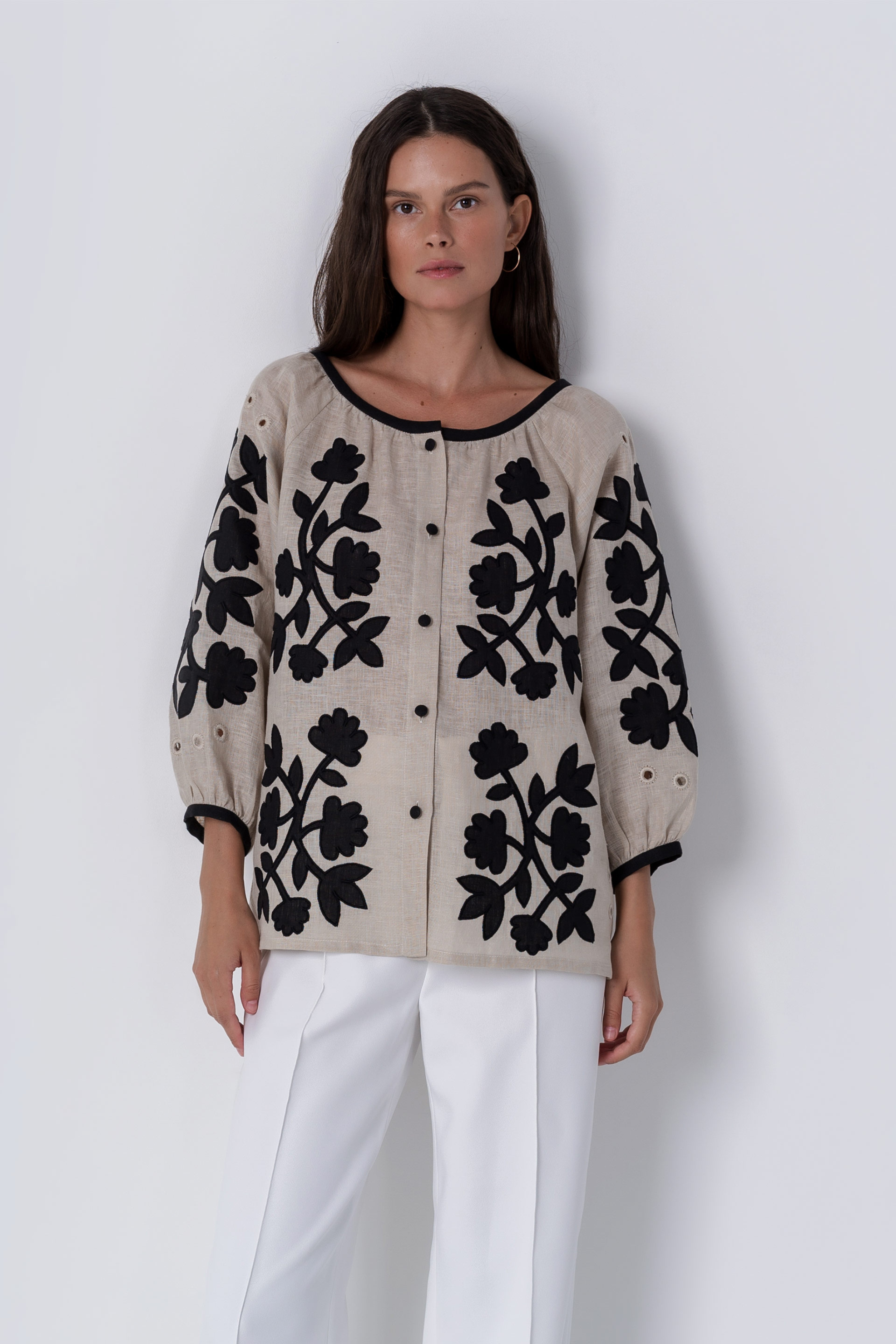 O'HARA - Embroidered Women Shirt