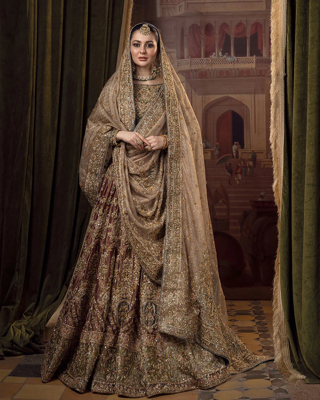 mahin-hand-embellished-hazel-and-emerald-green-bridal-lehenga-choli-set-ayra