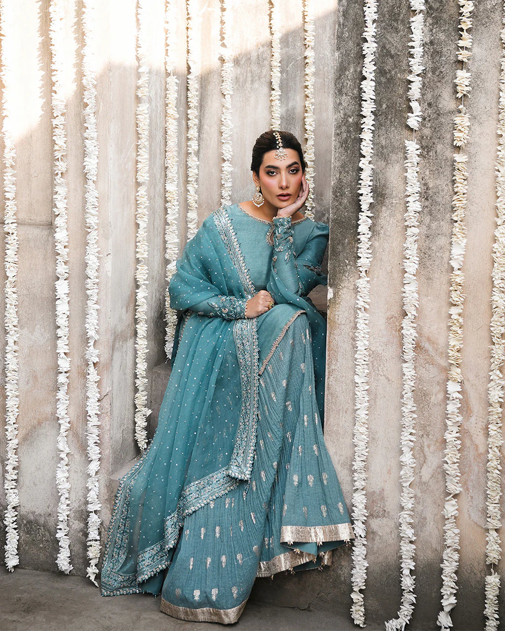 tisha-luxury-formal-embroidered-organza-dupatta-and-raw-silk-shirt-seated-portrait-ayra
