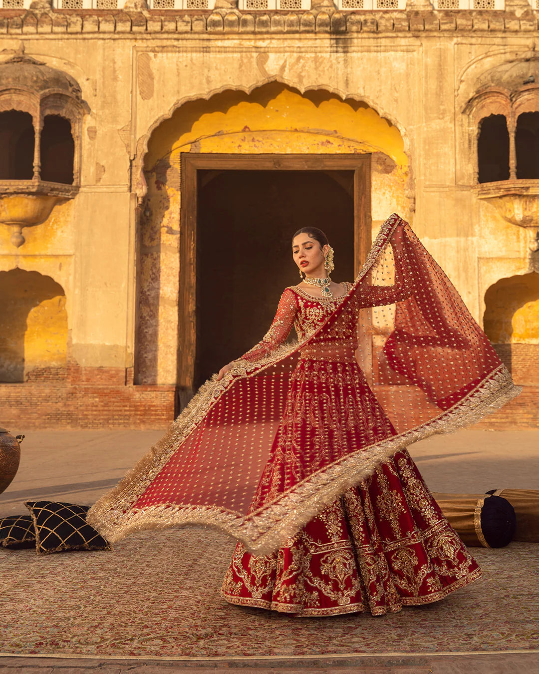 arusa-hand-embellished-net-chiffon-dupatta-with-traditional-gold-borders-ayra