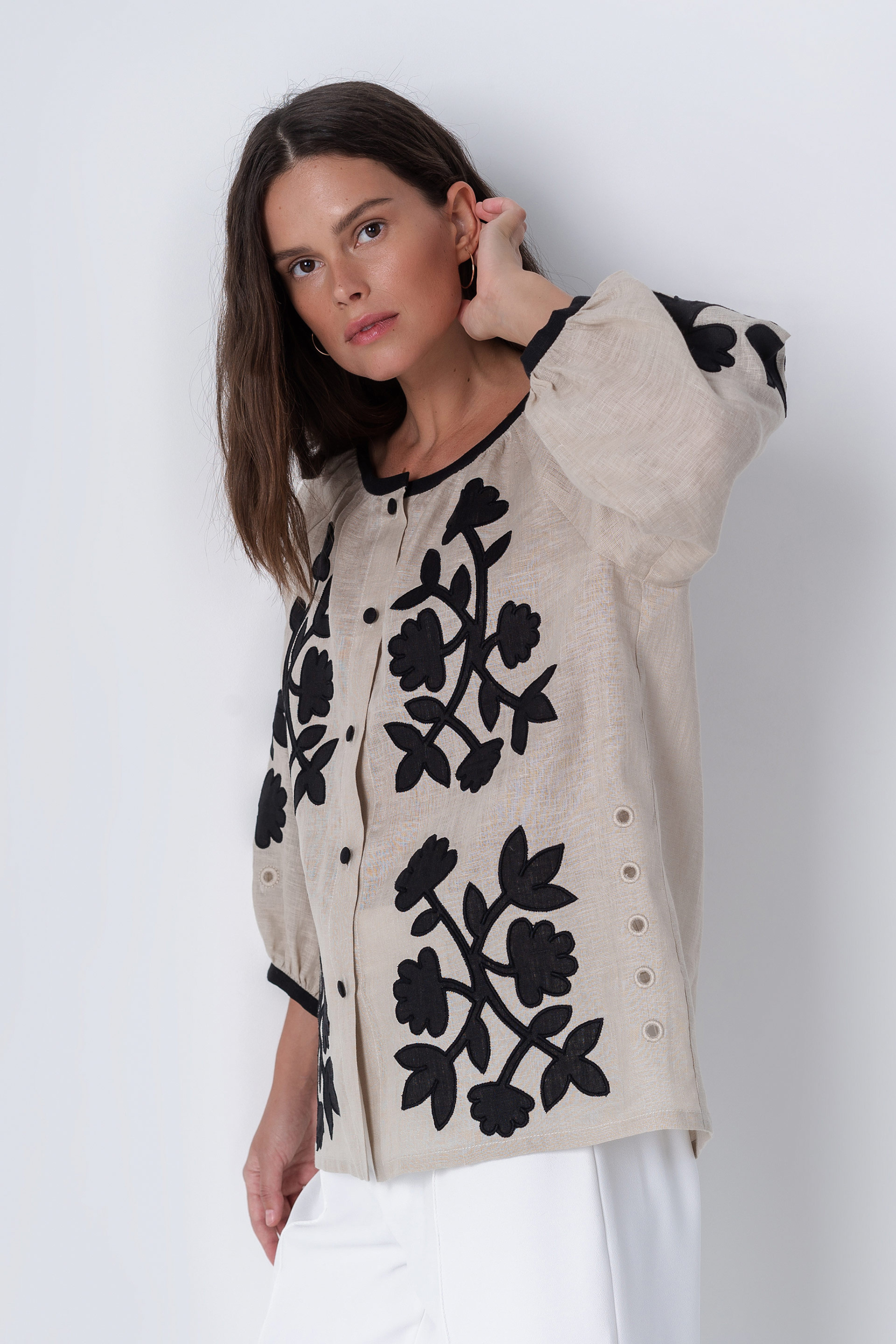 O'HARA - Embroidered Women Shirt