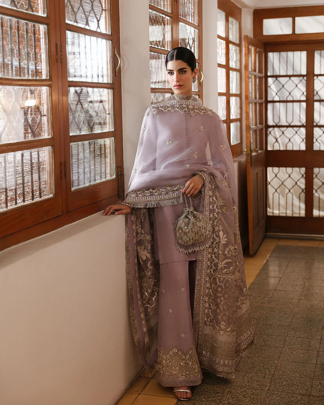 aurene-delicately-ornamented-lilac-festive-ensemble-with-draped-organza-dupatta-standing-view-ayra