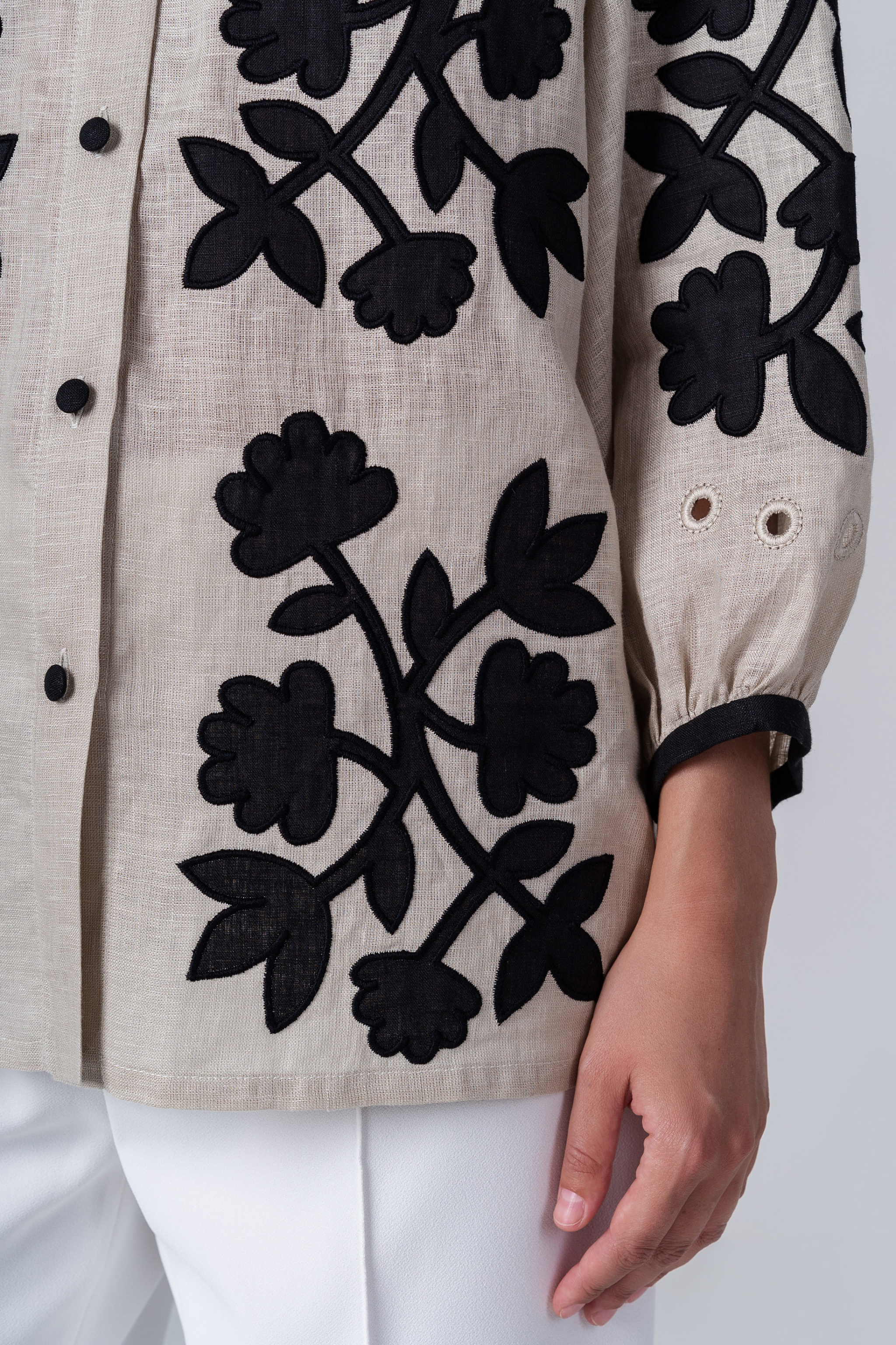O'HARA - Embroidered Women Shirt