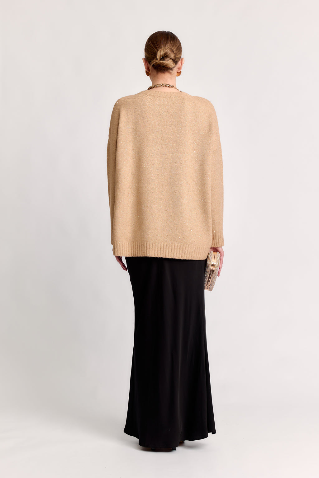 SCULPT | The "Rock & Love" Script Jumper Brown