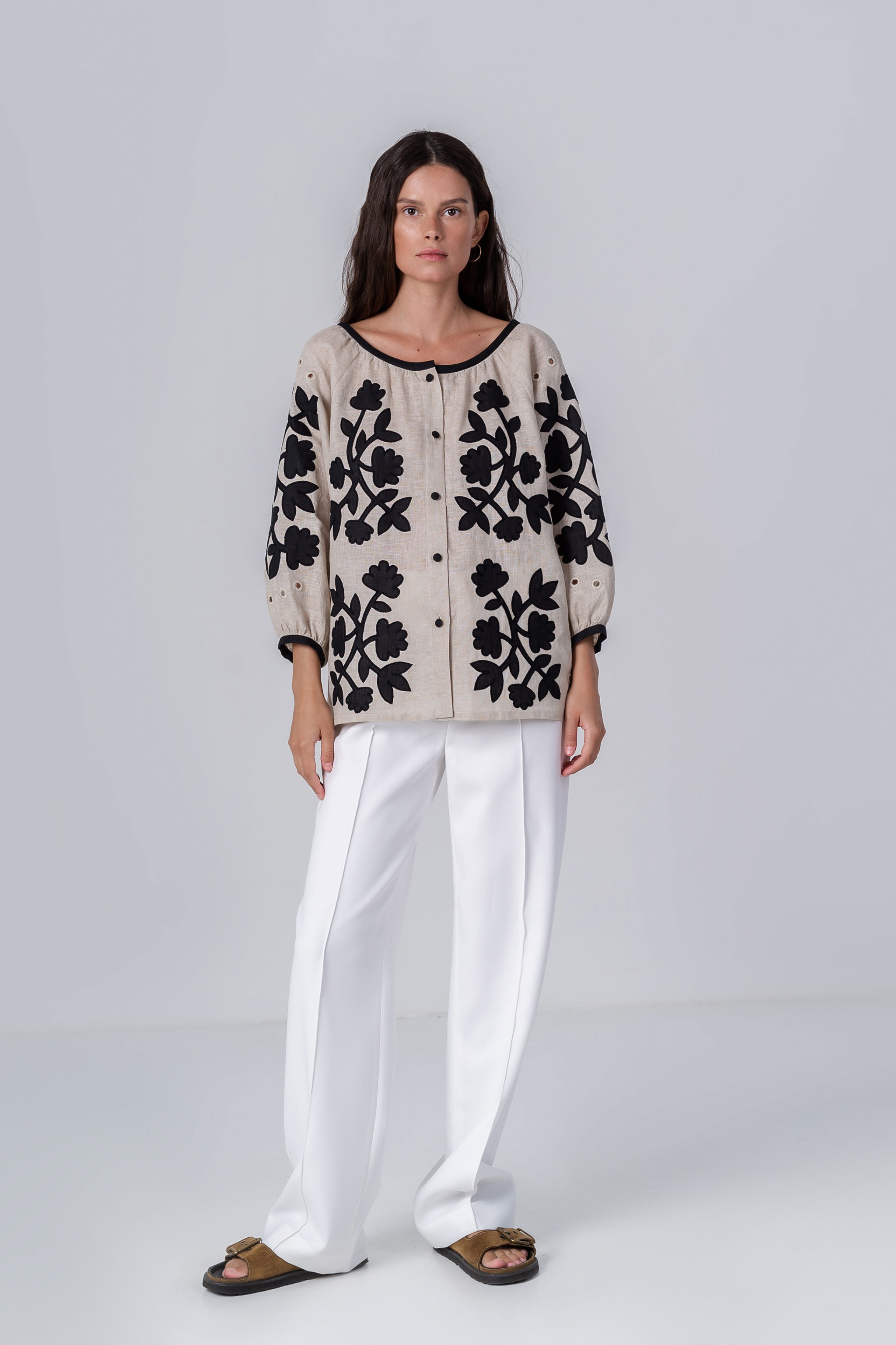 O'HARA - Embroidered Women Shirt