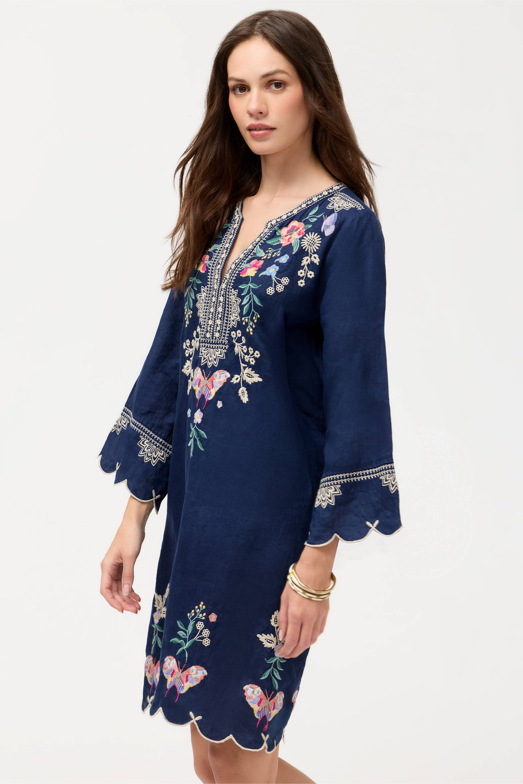nur-vibrant-butterfly-and-floral-yoke-embroidery-on-deep-navy-linen-dress-ayra