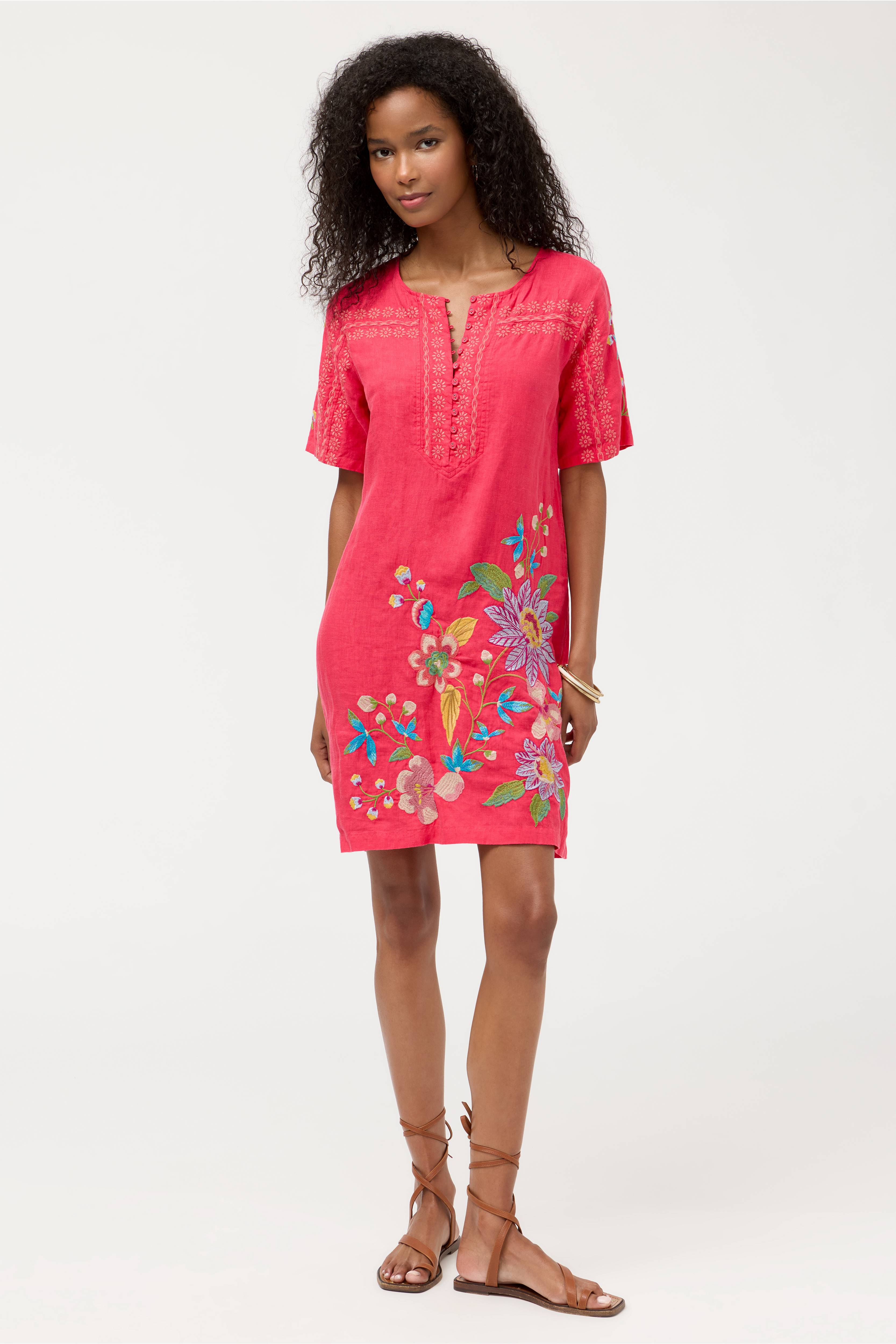 seamed-button-neck-vibrant-floral-embroidered-geranium-linen-shift-dress-ayra