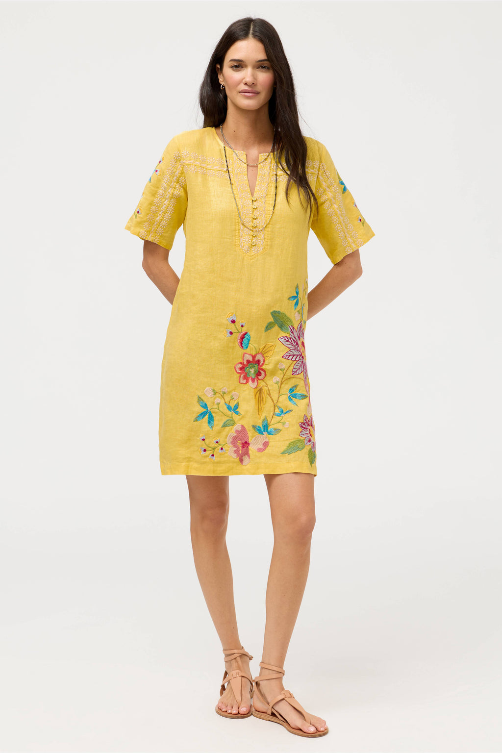 elena-vibrant-floral-embroidered-soft-citron-linen-shift-dress-ayra
