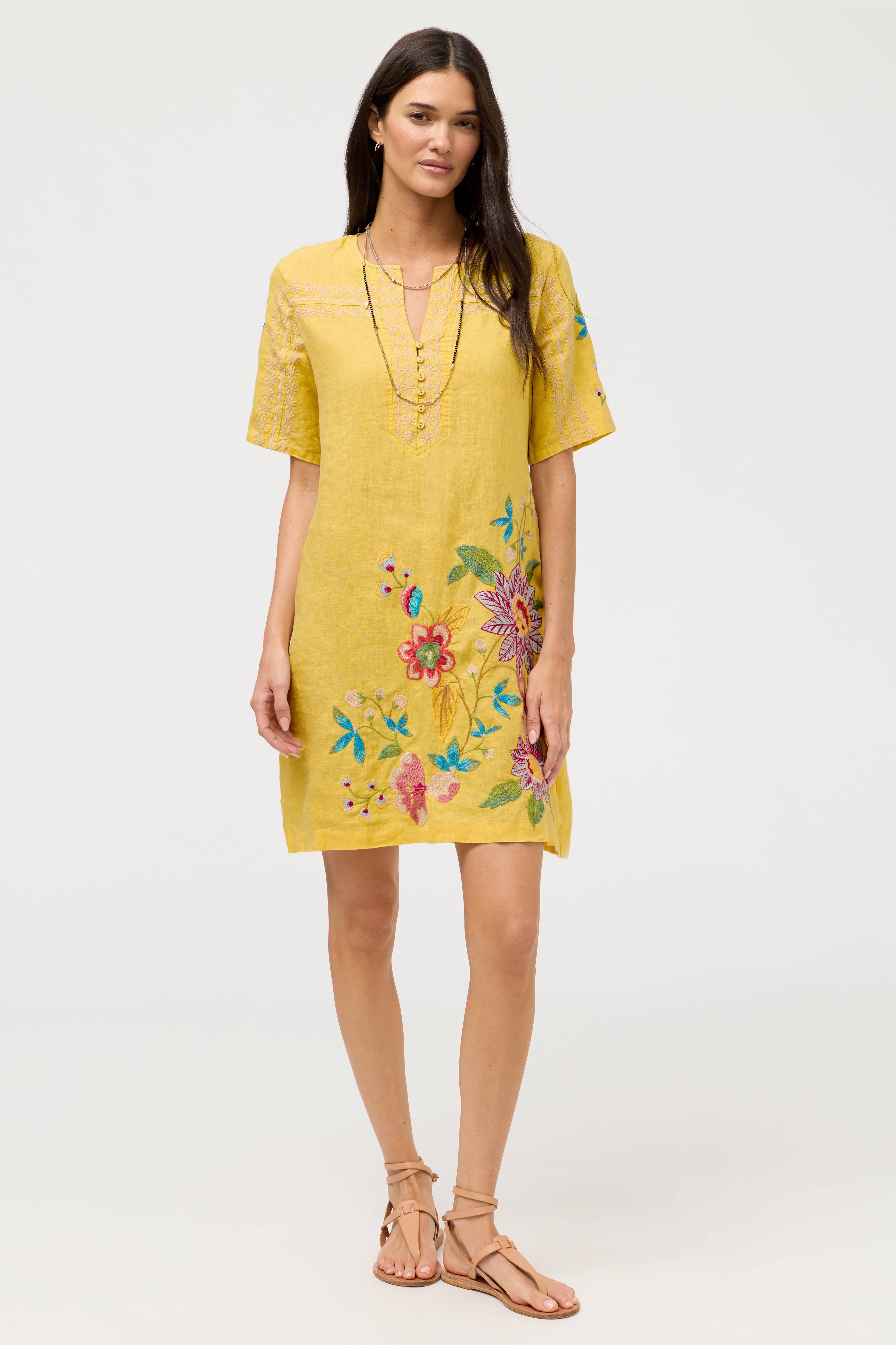 elena-bohemian-rounded-neckline-partial-button-front-linen-dress-ayra