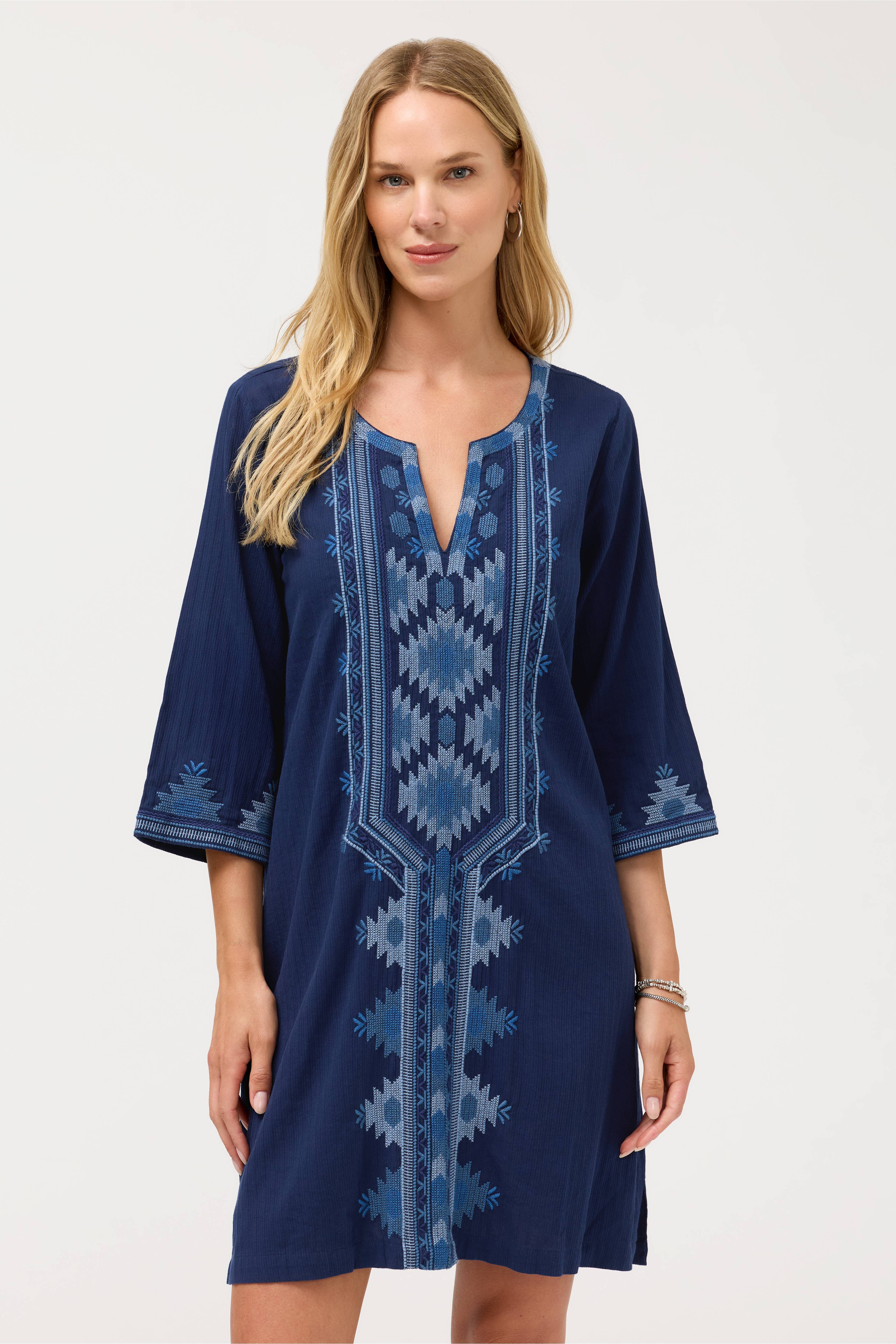 solange-bohemian-embroidered-blue-night-cotton-kaftan-dress-with-v-neckline-ayra